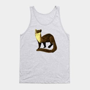 Fluffy Marten ( Martes martes) Tank Top